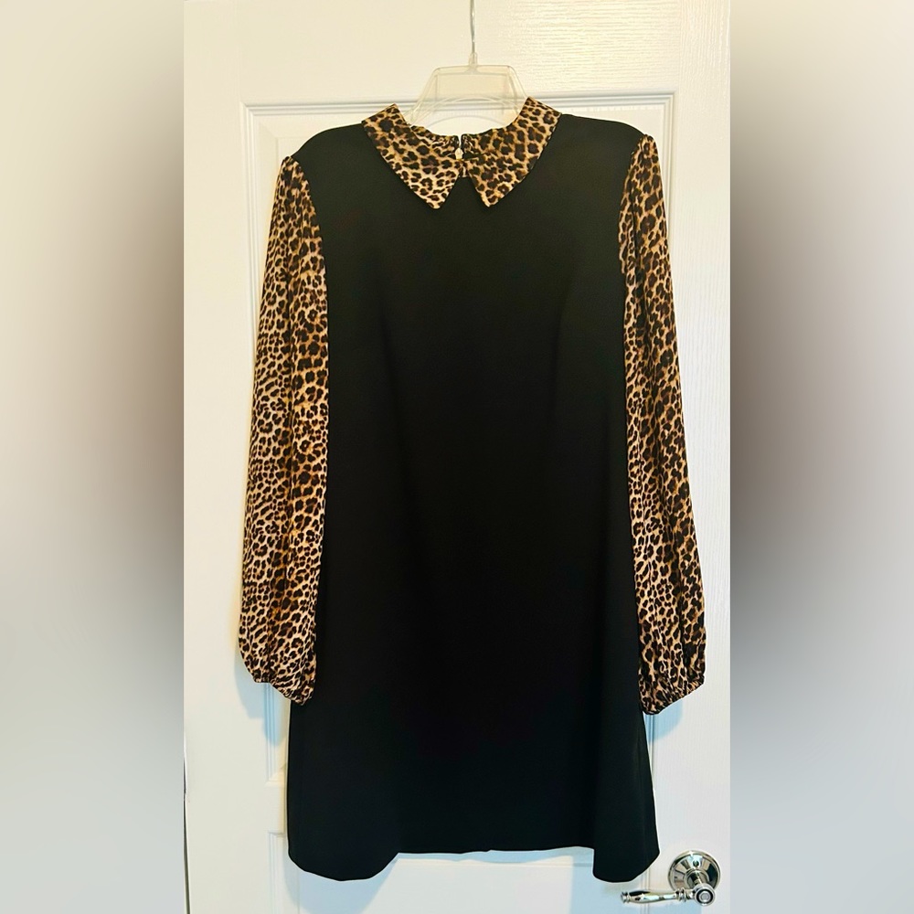 Tommy Hilfiger leopard print dress, size 14.